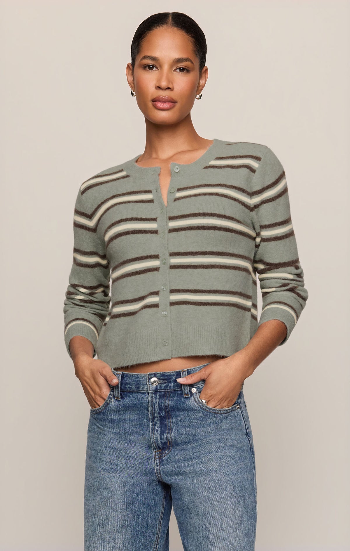Medina Stripe Cardigan