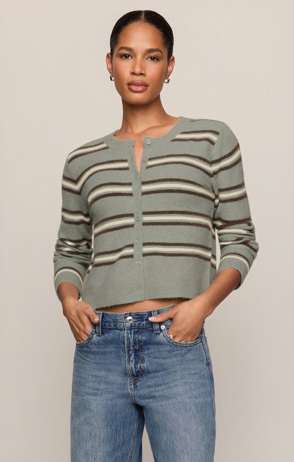 Medina Stripe Cardigan