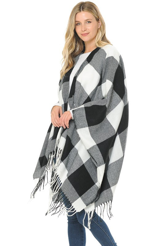 Buffalo Shawl Poncho