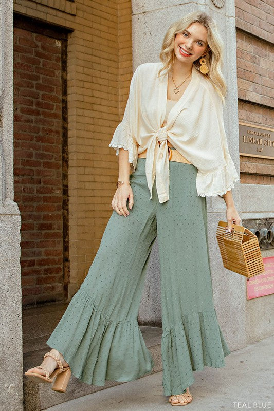 Crinkle Swiss Pants