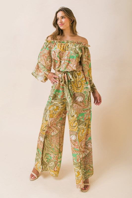 Printed Woven Jumpsuit