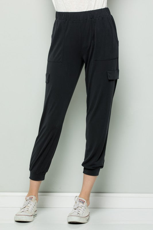 Cupro Cargo Pants