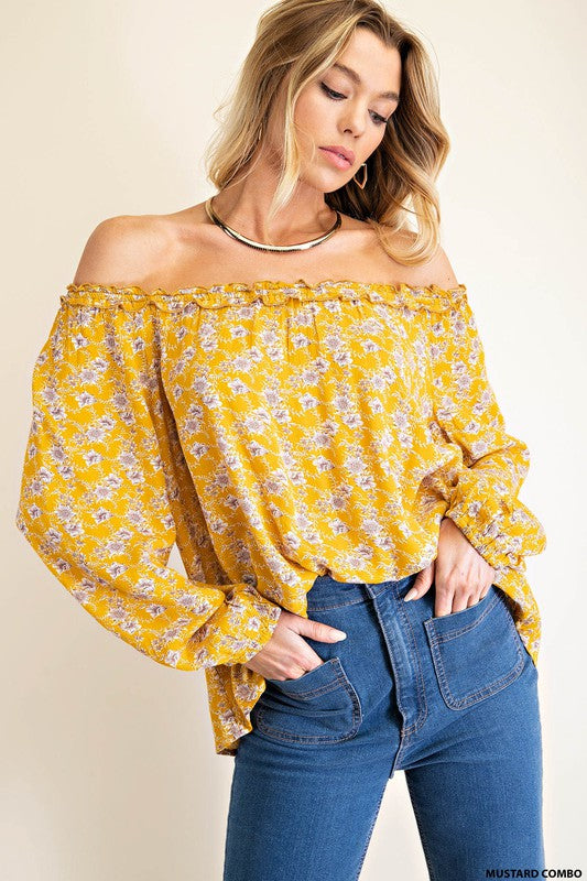 Crinkle Smock Top