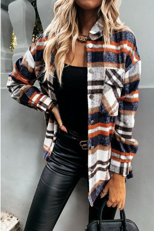 Casual Plaid Shacket