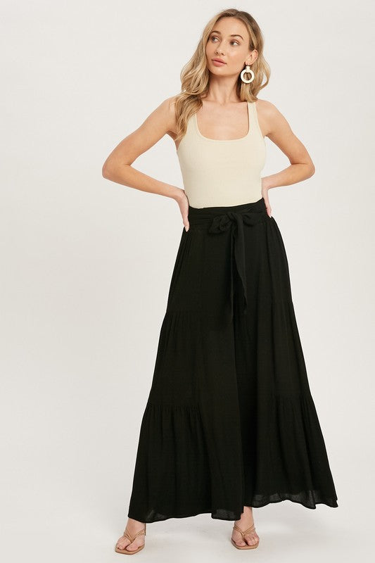 Ribbed Flowy Pants