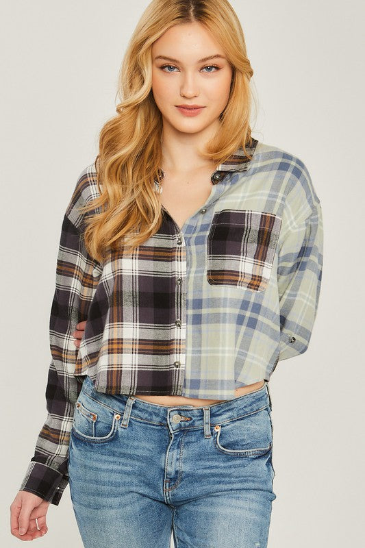Plaid Button Down