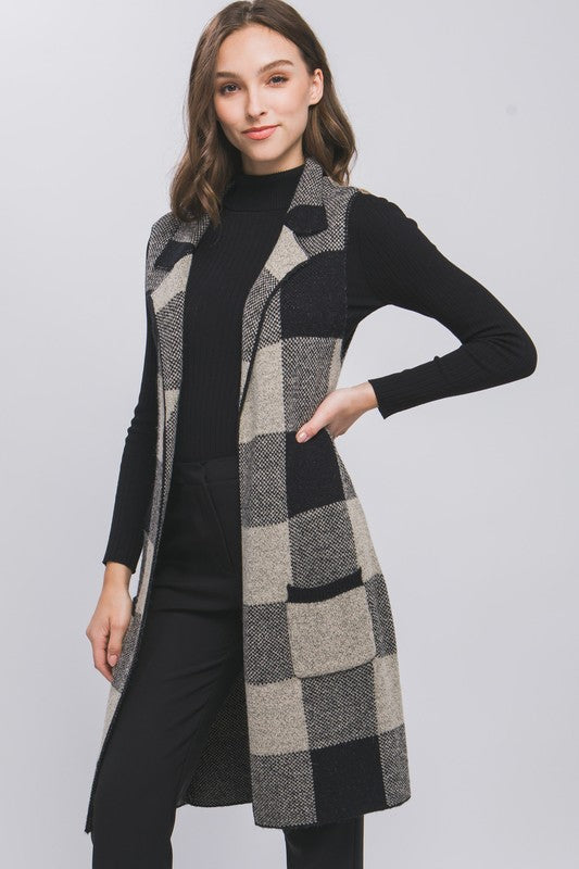 Plaid Sweater Vest