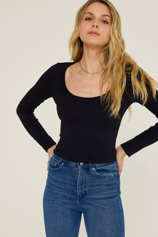 Scoop Neck Top