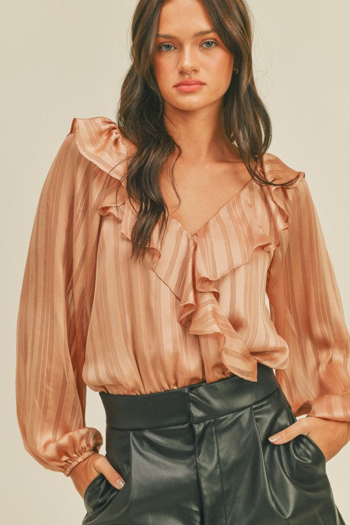 Metallic Yarn Bodysuit