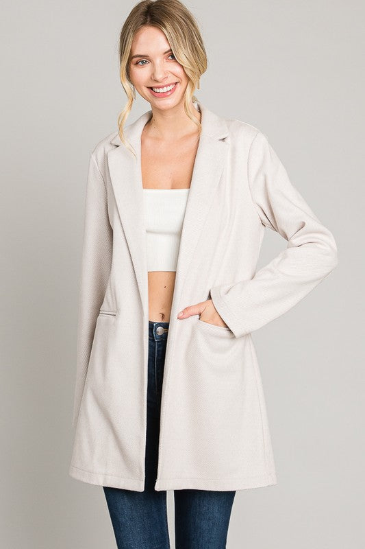 Twill Oversized Coat