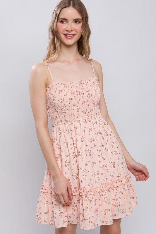 Smocked Tiered Dress