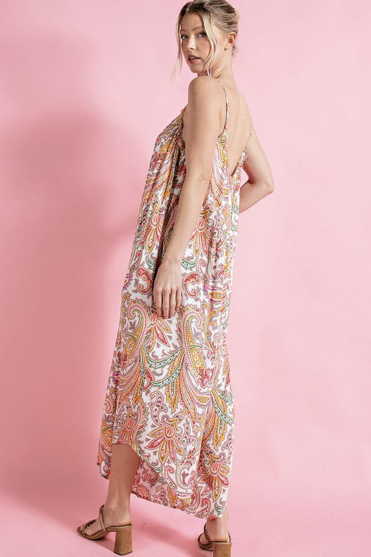 Paisley Printed Jumpsuit