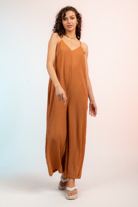 Pleated Jumpsuit