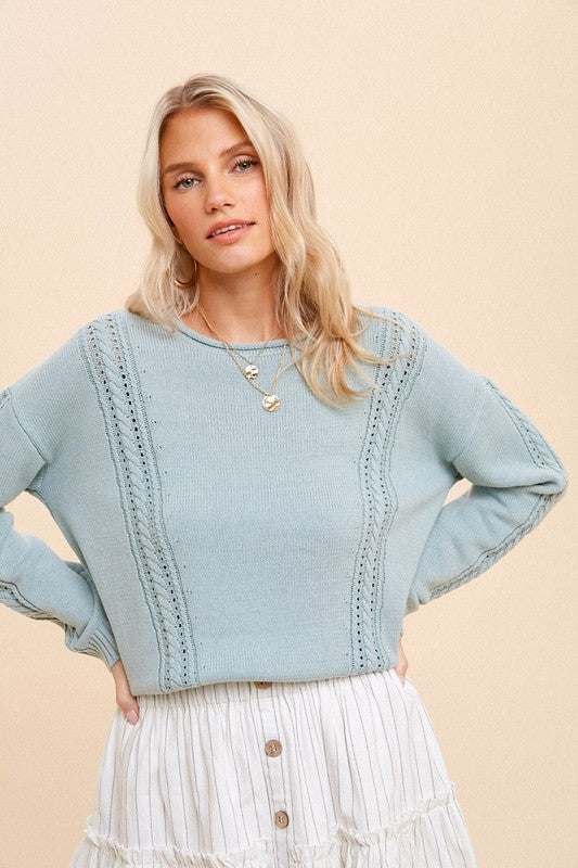 Cable Detail Sweater