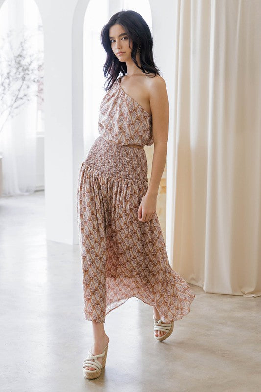 Smocked Waist Skirt