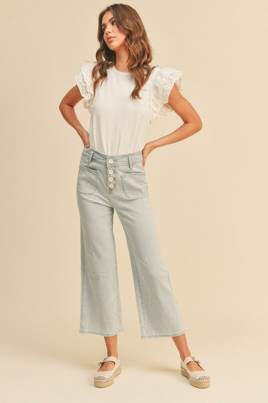 Washed Cotton Pants