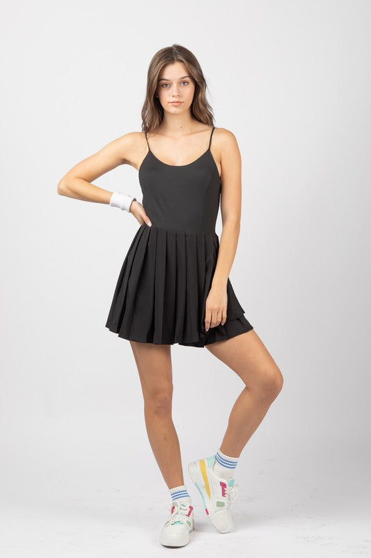 Pleated Cami Dress