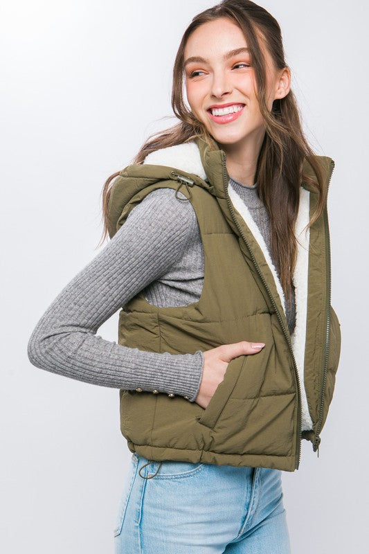 Puffer Fleece Vest
