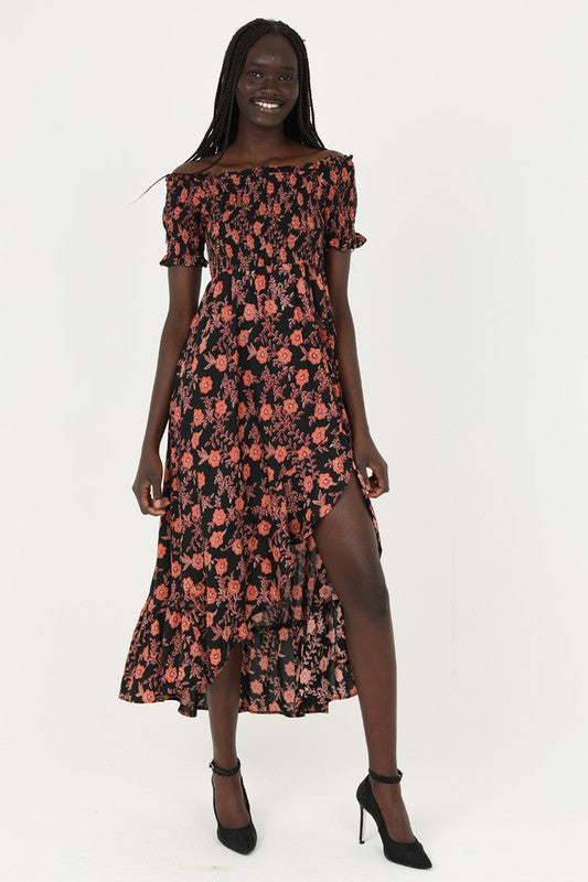 Off Shoulder Maxi