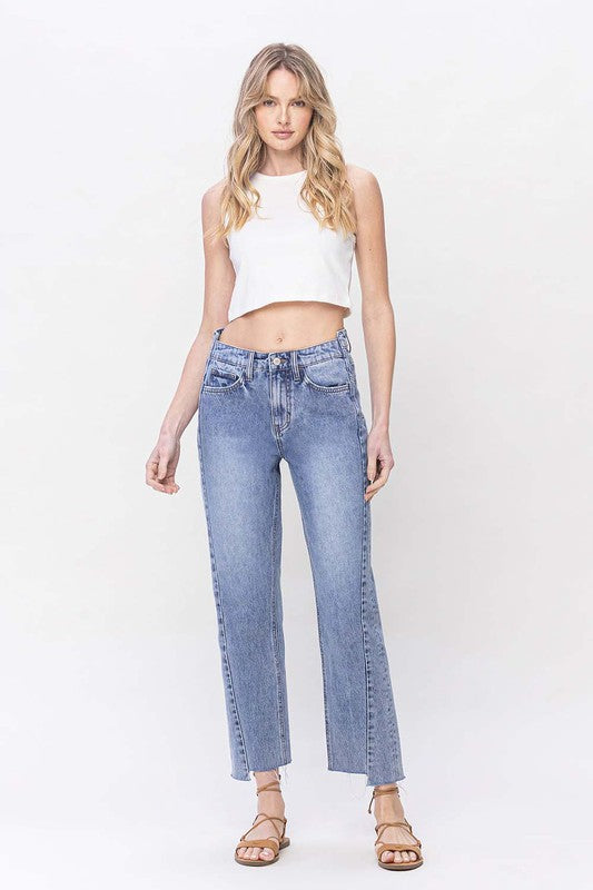 Rigid Straight Jeans