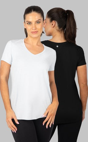 Short Sleeve V-Neck Shirt (2-Pack)