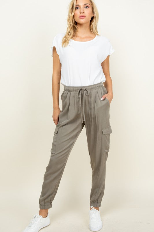 Elastic Jogger Pants