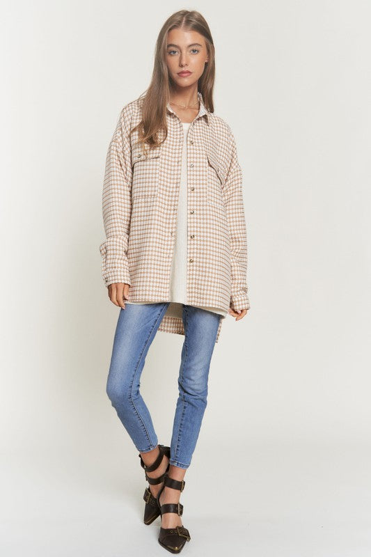 Waffle Textured Shacket